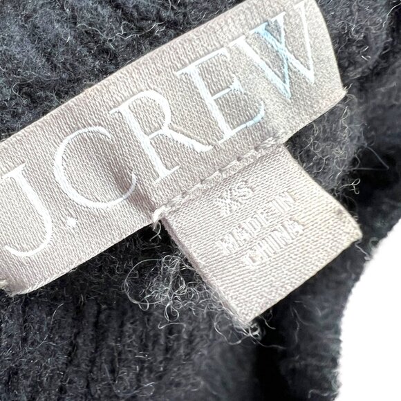 J.Crew Striped Supersoft Sweater Textured Black White Size XS - Picture 11 of 14